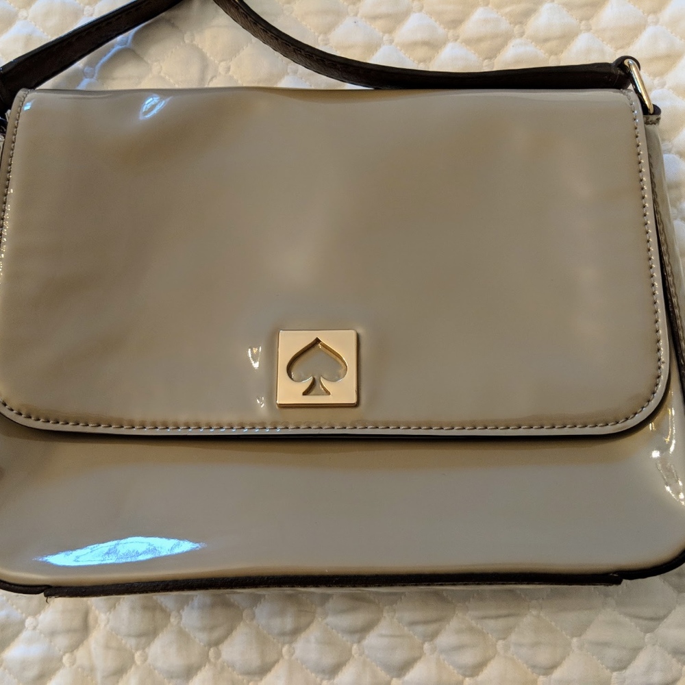 Kate Spade Tan Patent Leather Crossbody